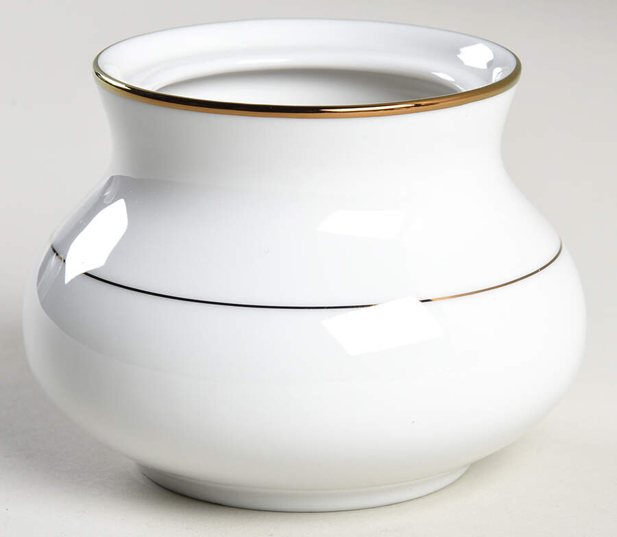 Gold Line Sugar Bowl No Lid by Muirfield-1