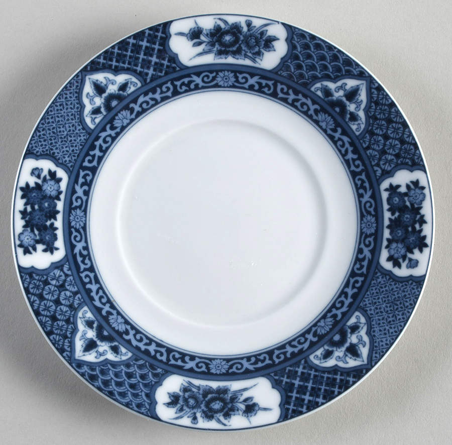 Imari Blue Saucer by Muirfield-1