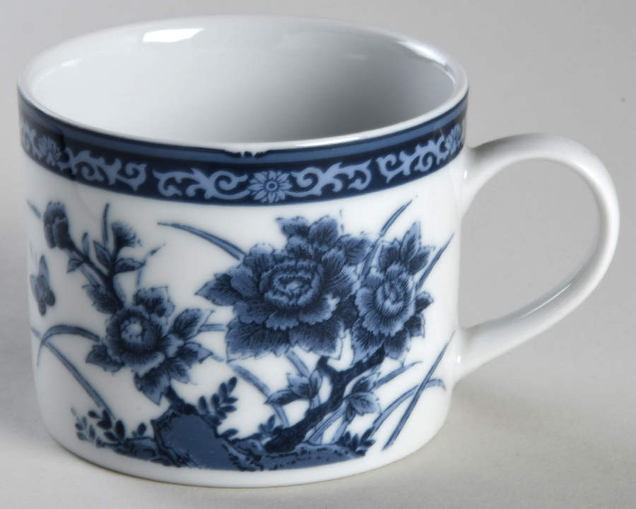 Imari Blue Flat Cup by Muirfield-1
