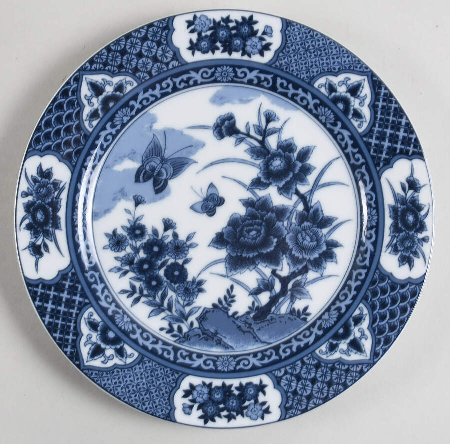 Imari Blue Salad Plate by Muirfield-1