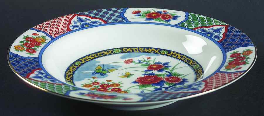 Imari Court Rim Soup Bowl by Muirfield-1
