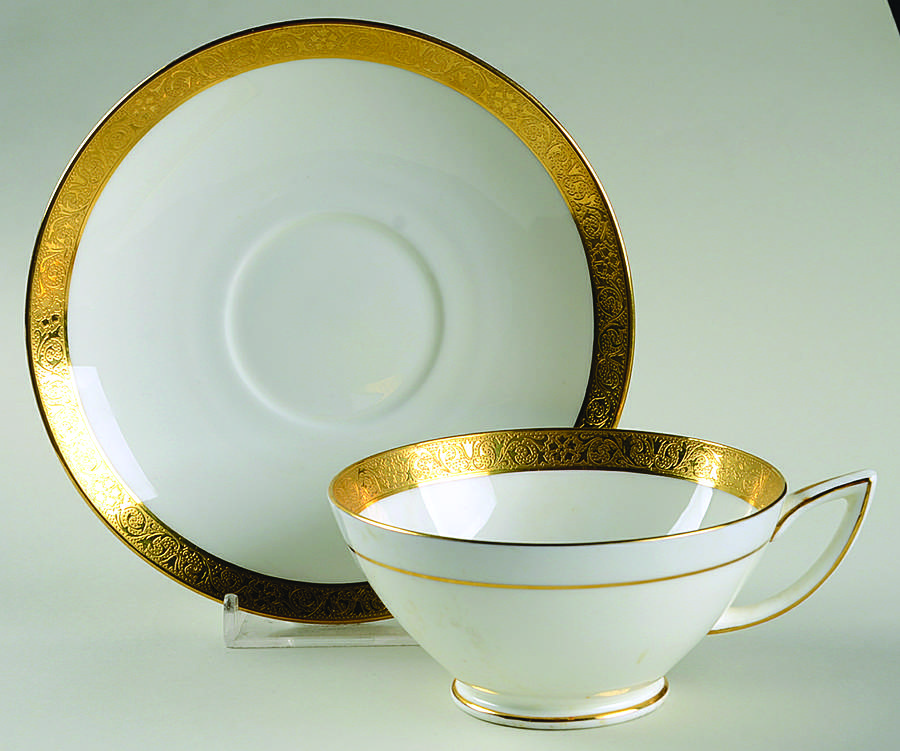 Westminster Footed Cup & Saucer Set by Minton-1