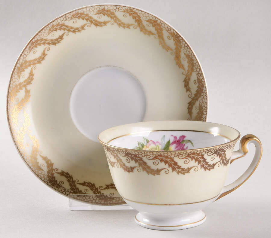 Gramercy Footed Cup & Saucer Set by Meito-1