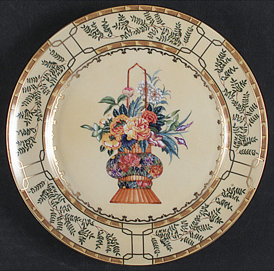 Ch'Ing Garden Salad/Dessert Plate by Mottahedeh-1