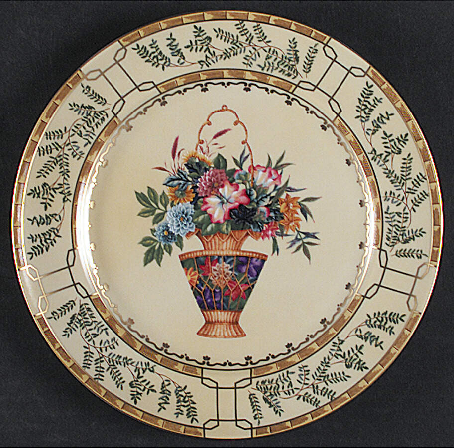 Ch'Ing Garden Salad/Dessert Plate by Mottahedeh-1