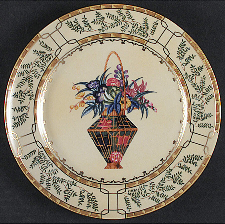 Ch'Ing Garden Salad/Dessert Plate by Mottahedeh-1