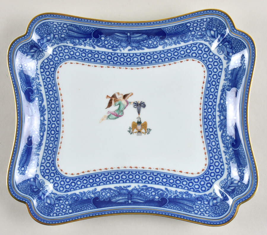 Cincinnati Service Rectangular Cookie Plate by Mottahedeh-1