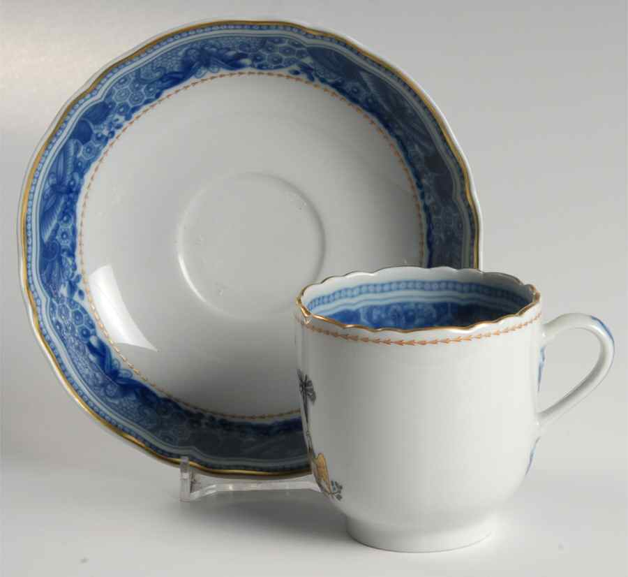 Cincinnati Service Footed Cup & Saucer Set by Mottahedeh-1