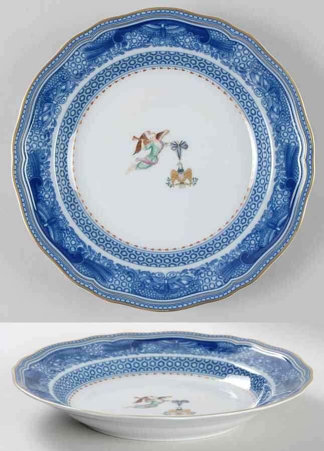 Cincinnati Service Large Rim Soup Bowl by Mottahedeh-1