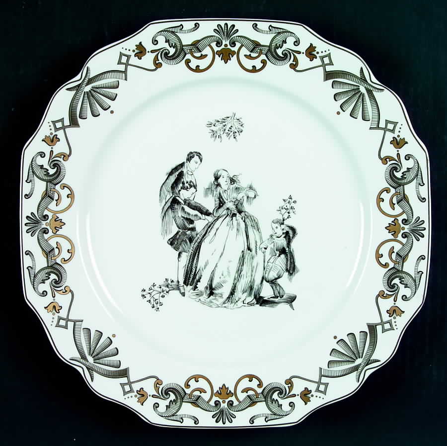 Vienna Evening Dinner Plate by Mottahedeh-1