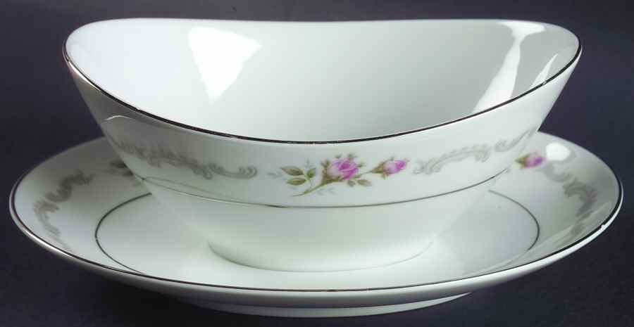 First Love Gravy Boat with Attached Underplate by Mikasa-1