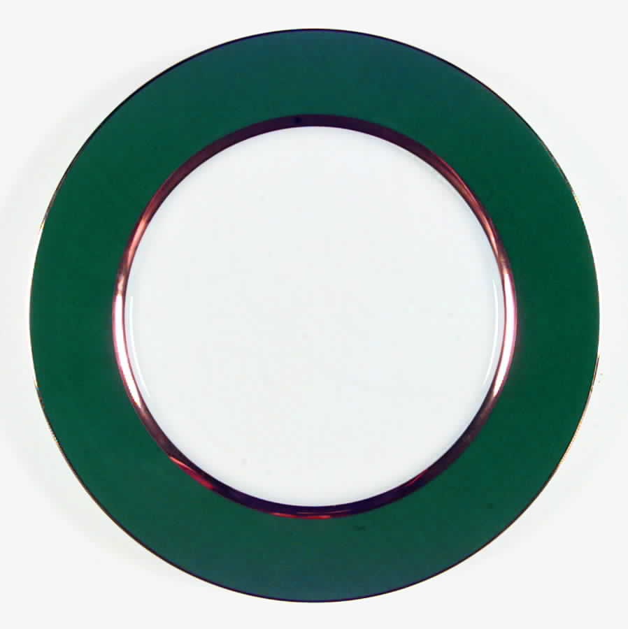 Solid Green Dinner Plate by Muirfield-1
