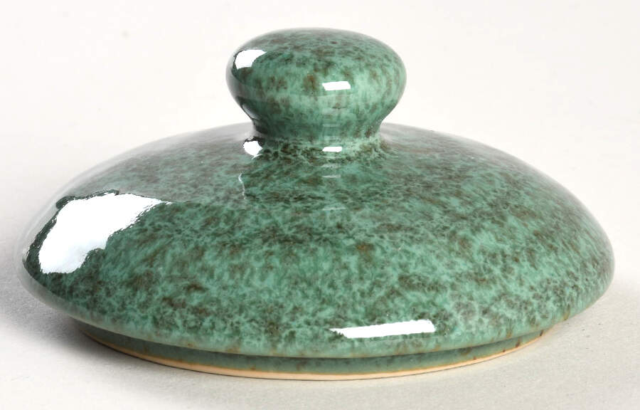 Potter's Craft Hunter Green Lid for Sugar Bowl by Mikasa-1