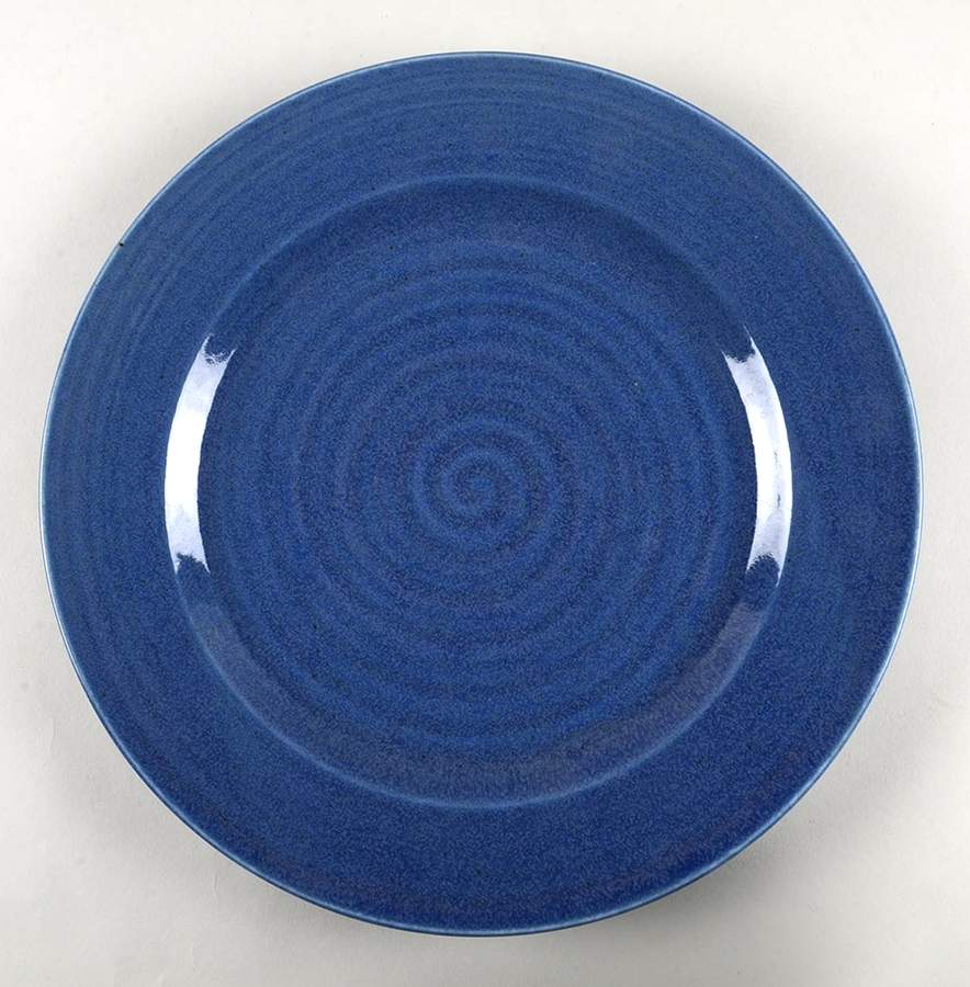 Potter's Craft Indigo Blue 12" Chop Plate (Round Platter) by Mikasa-1