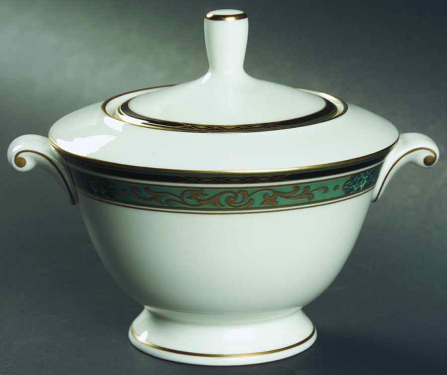 Venetian Manor Sugar Bowl & Lid by Mikasa-1