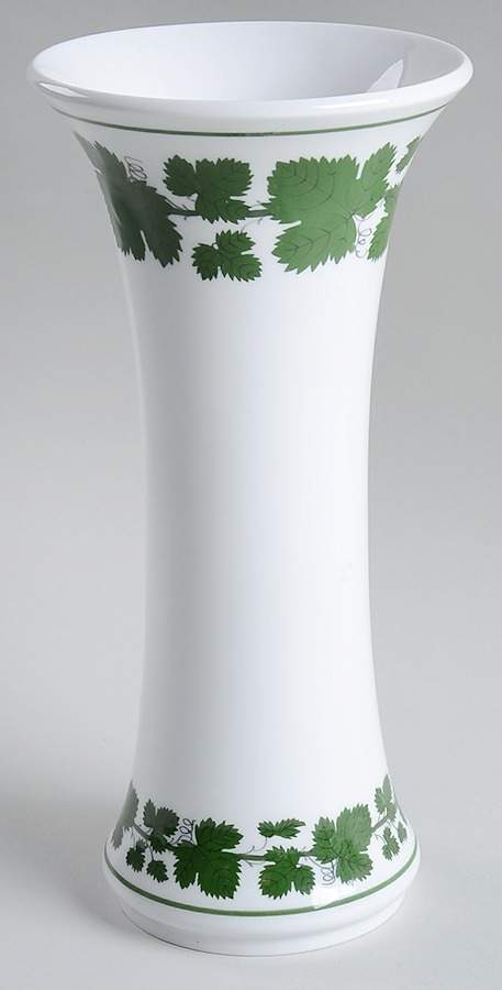 Full Green Vine (Smooth, No Trim) 10" Vase by Meissen (Germany)-1