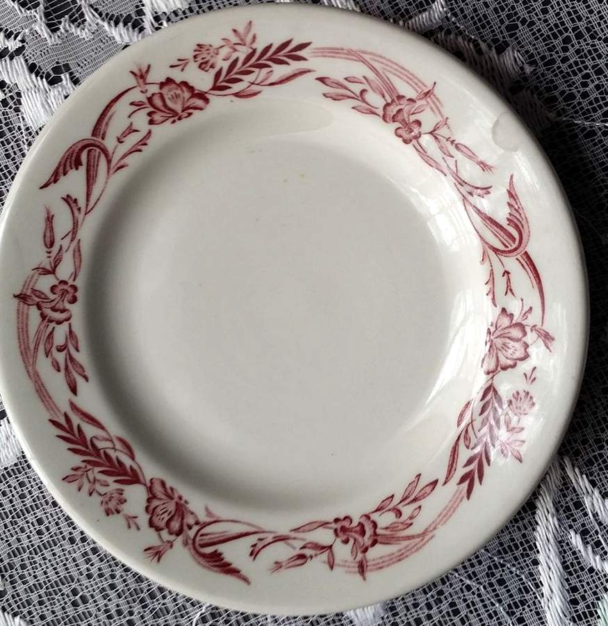 Marilyn Pink Salad Plate by Mayer (American)-1