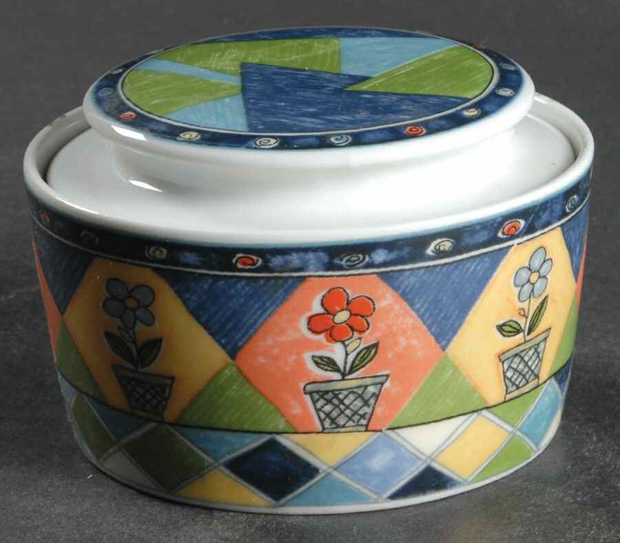 Spring Gallery Sugar Bowl & Lid by Mikasa-1