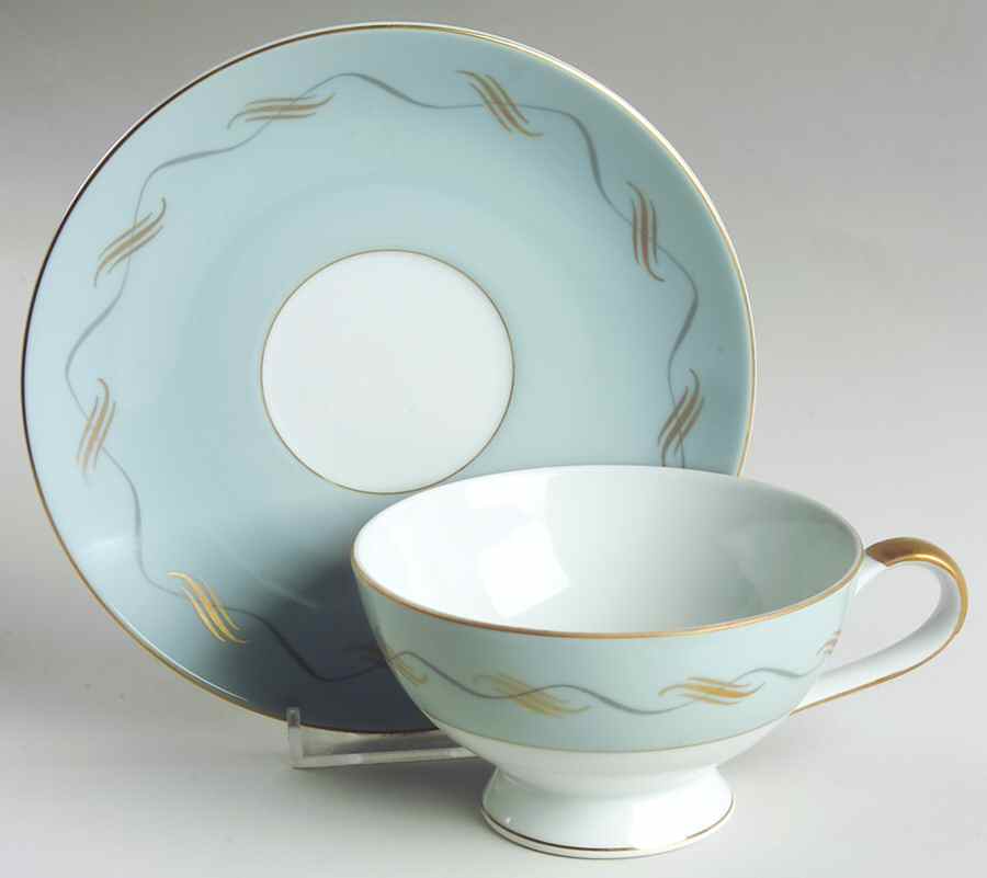 Coronation Footed Cup & Saucer Set by Mikasa-1