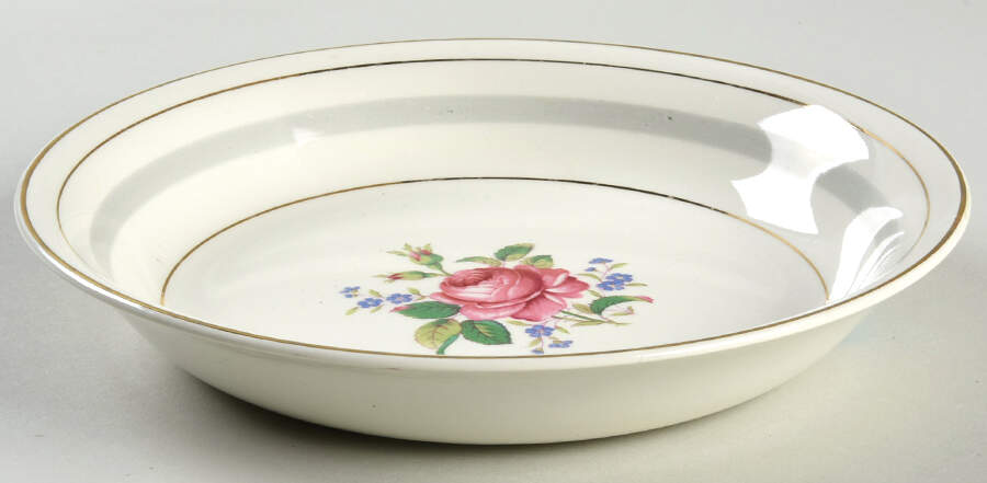 Hildarose Coupe Soup Bowl by Myott Staffordshire-1