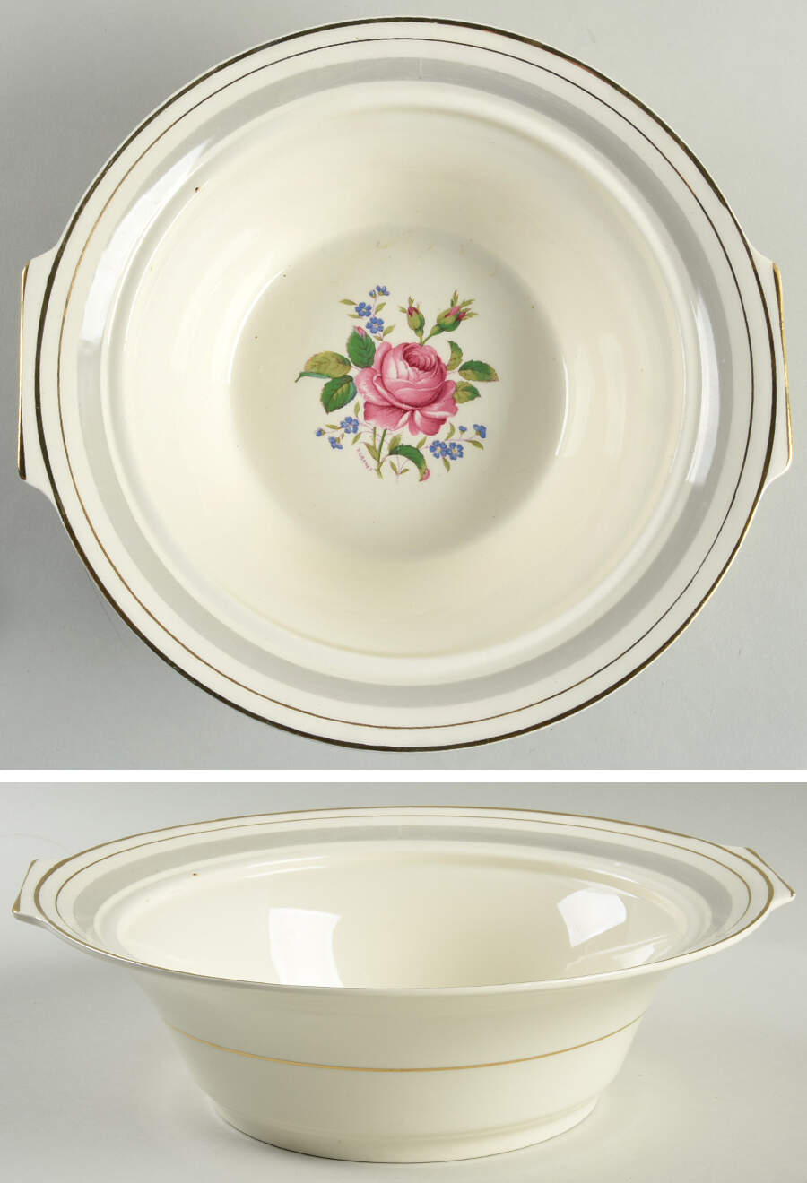 Hildarose Round Vegetable No Lid by Myott Staffordshire-1