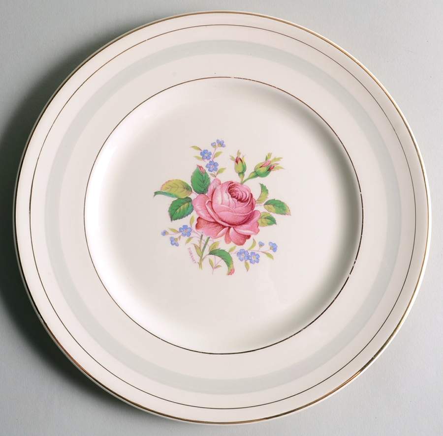 Hildarose Luncheon Plate by Myott Staffordshire-1