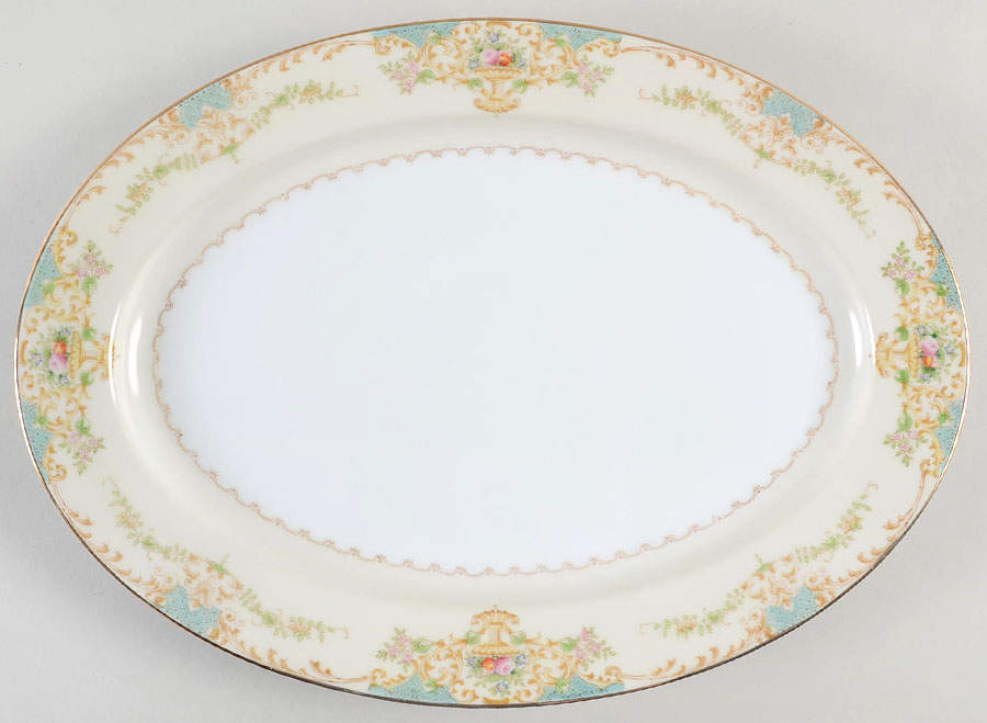 V2529 12" Oval Serving Platter by Meito-1