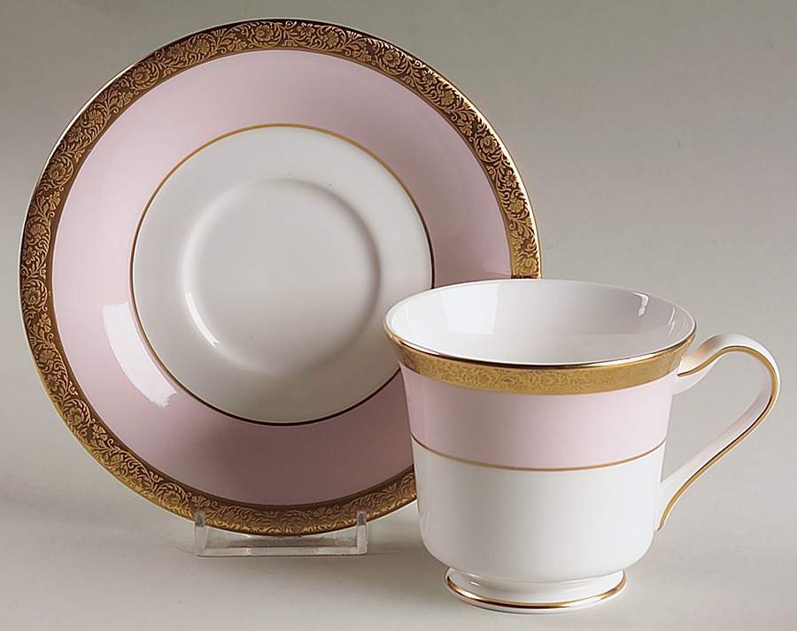 MAK1 Footed Cup & Saucer Set by Mary Kay-1