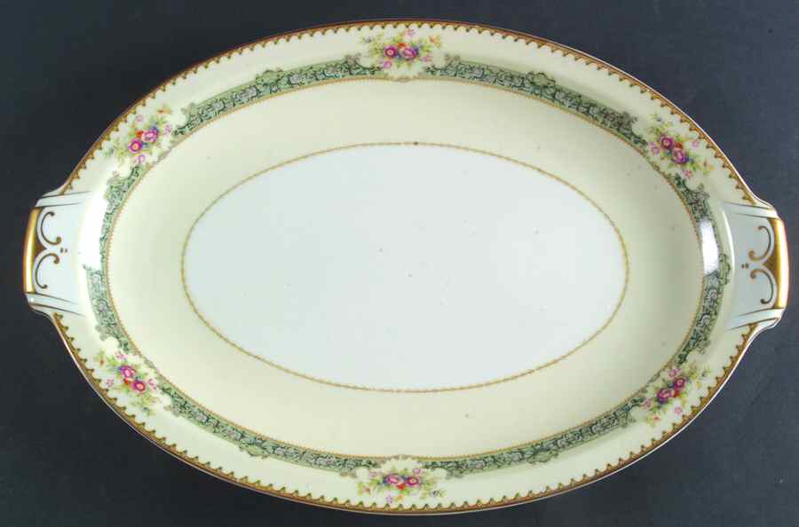 Dexter (Unknown Shape) 17" Oval Serving Platter by Meito-1