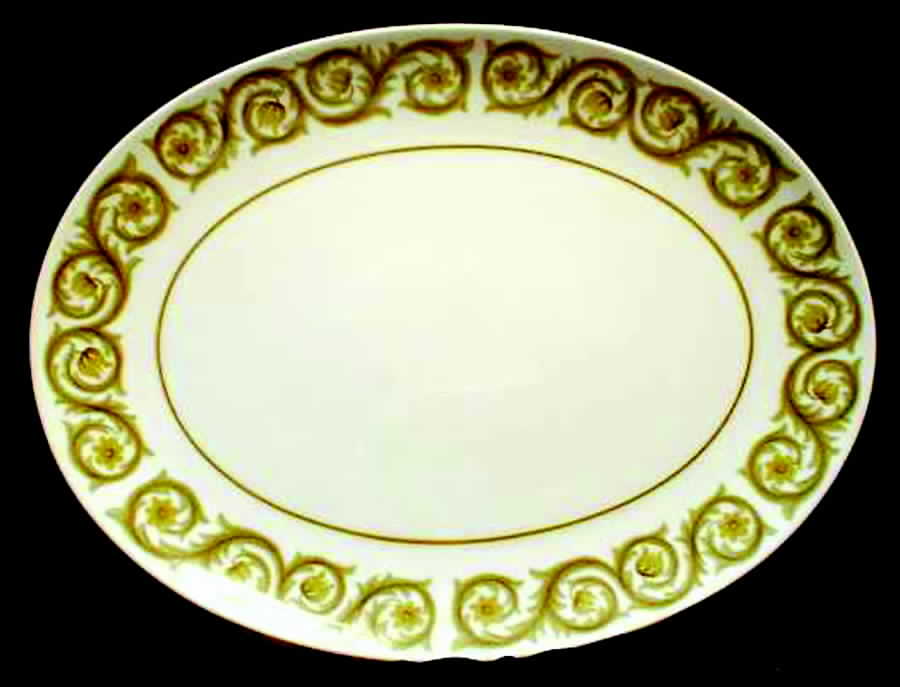 Perfedia 12" Oval Serving Platter by Mikasa-1