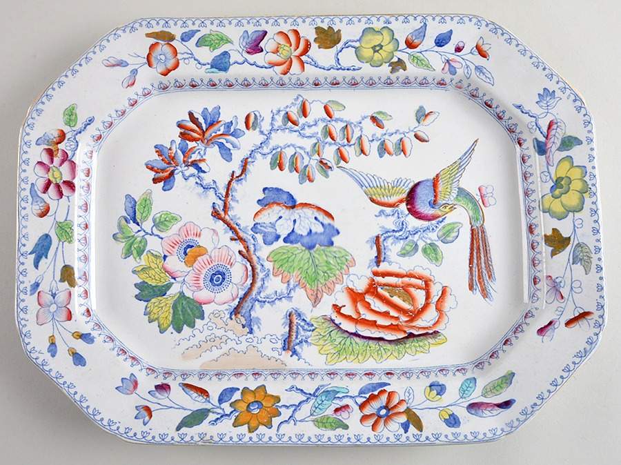 MAS16 17" Oval Serving Platter by Mason's-1