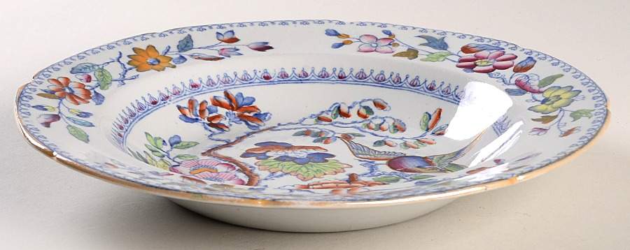 MAS16 Large Rim Soup Bowl by Mason's-1