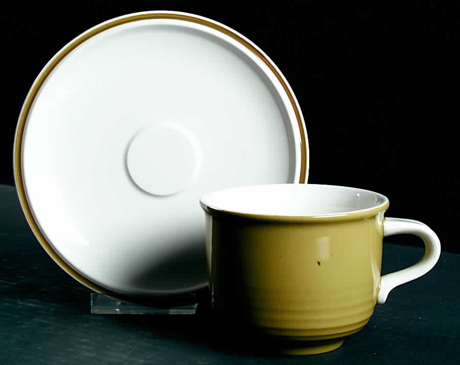 Everfresh Green Flat Cup & Saucer Set by Mikasa-1