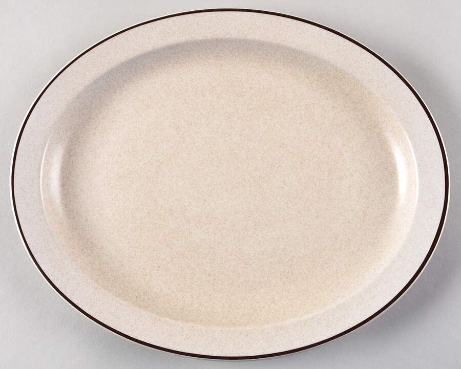 MDW15 11" Oval Serving Platter by W R Midwinter Ltd-1