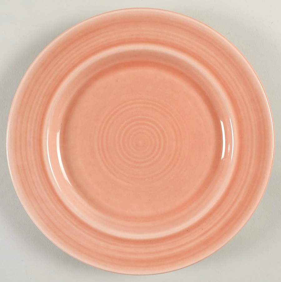 Colorstax Coral Salad Plate by Metlox - Poppytrail - Vernon-1