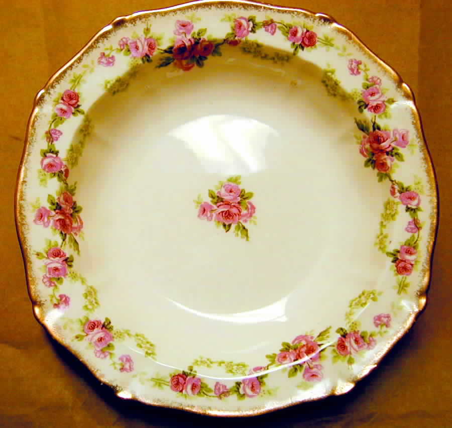 Rose Bower Dinner Plate by Alfred Meakin-1
