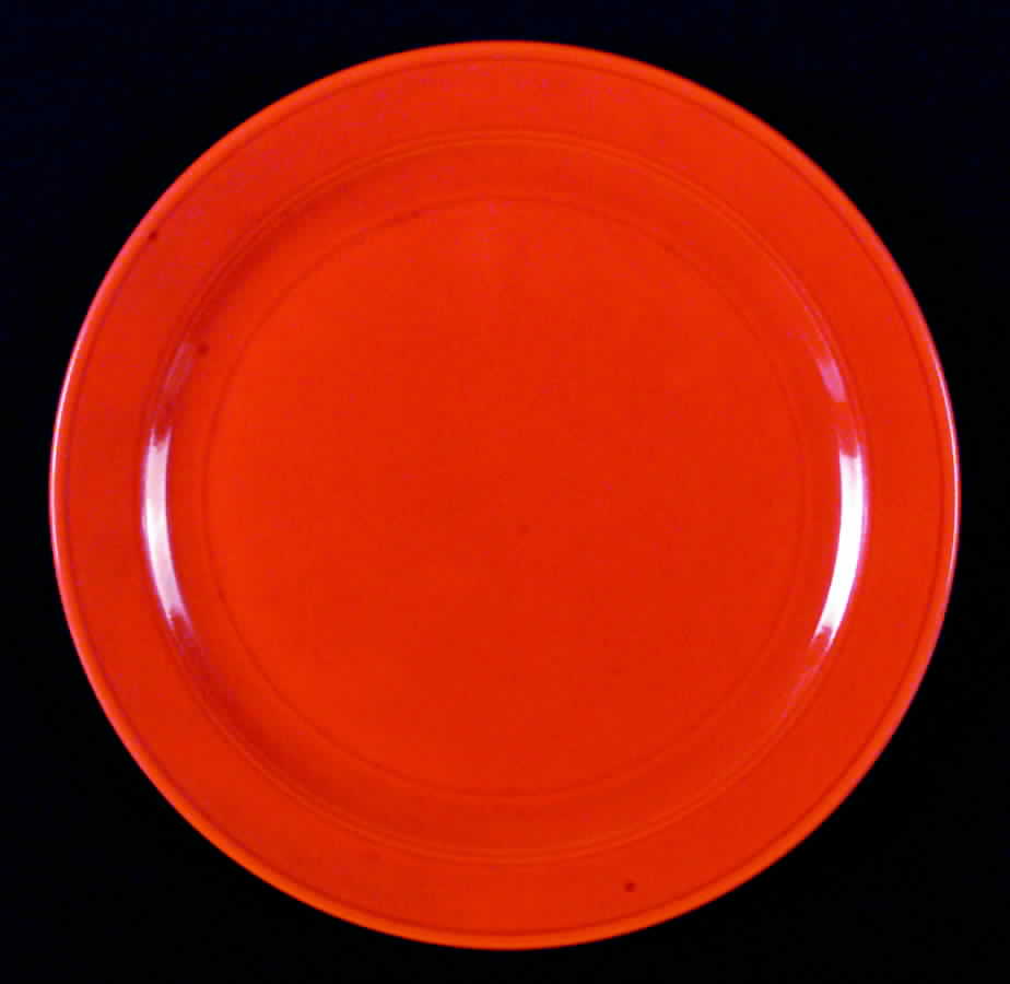 Early California Orange Luncheon Plate by Metlox - Poppytrail - Vernon-1