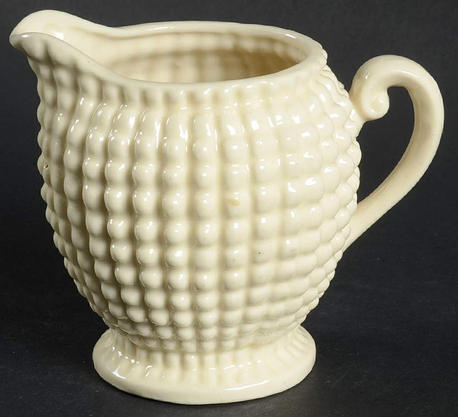 Hobnail Creamer by Maruhon Ware (Japan)-1