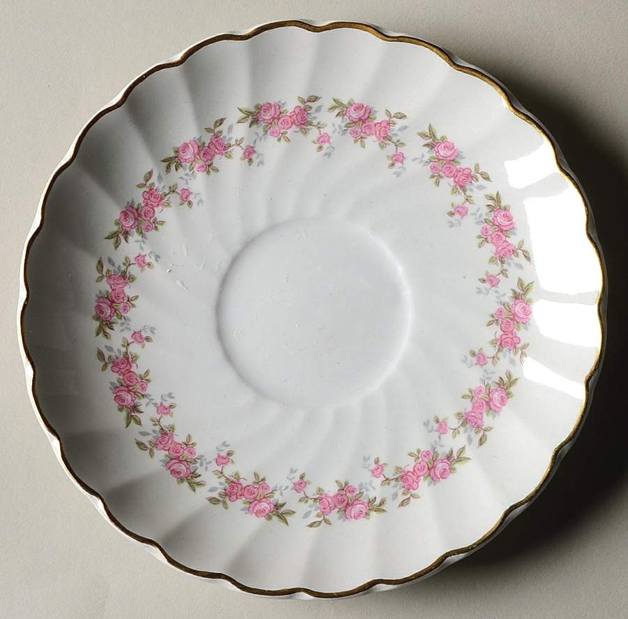 Pink Petite Saucer by Myott Staffordshire-1