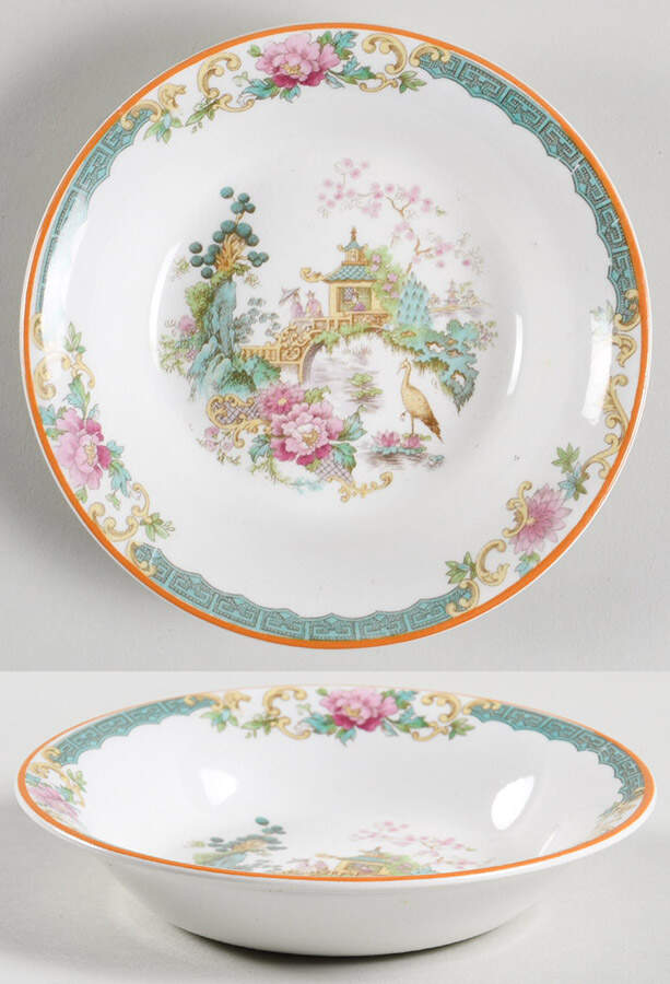 Flamingo Fruit/Dessert (Sauce) Bowl by Myott Staffordshire-1