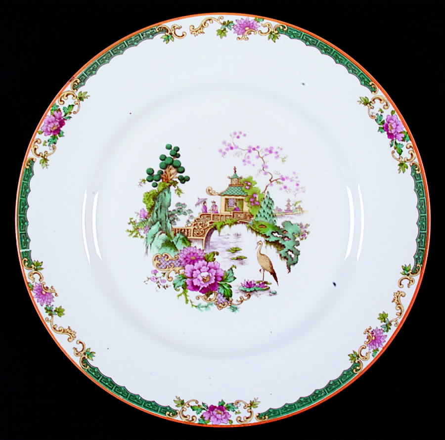 Flamingo Dinner Plate by Myott Staffordshire-1
