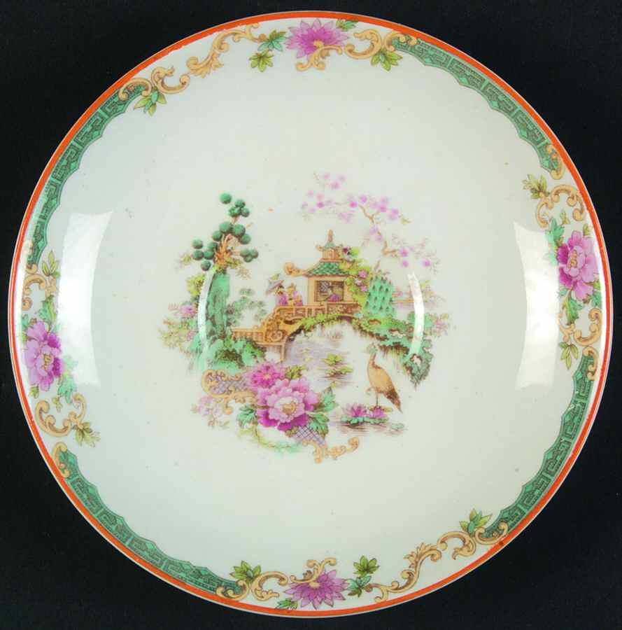 Flamingo Saucer by Myott Staffordshire-1