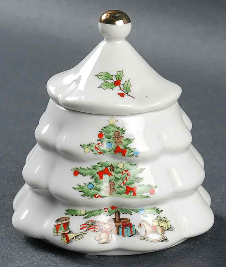 Home For The Holidays (No Gold Band) Jam/Jelly & Lid by Meiwa-1