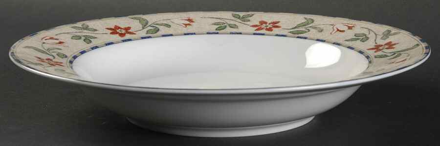 Garden Suite Rim Soup Bowl by Mikasa-1