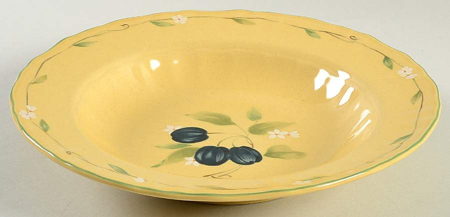 Garden Glow Large Rim Soup Bowl by Mikasa-1