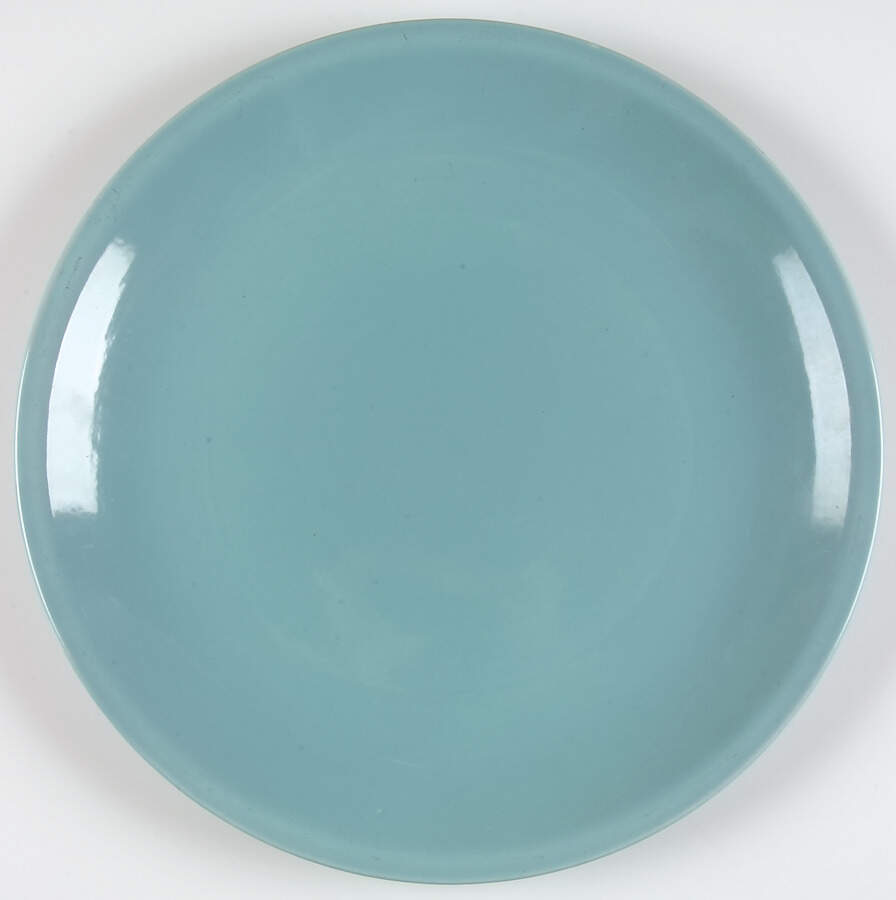 Casual California Turquoise 11" Chop Plate (Round Platter) by Metlox - Poppytrail - Vernon-1