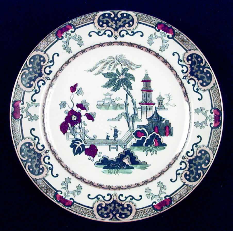 Pekin Salad Plate by Petrus Regout & Co-1