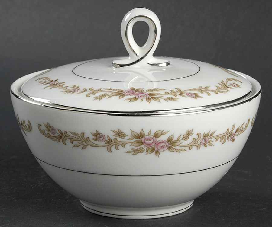 Ramona Sugar Bowl & Lid by Mikasa-1