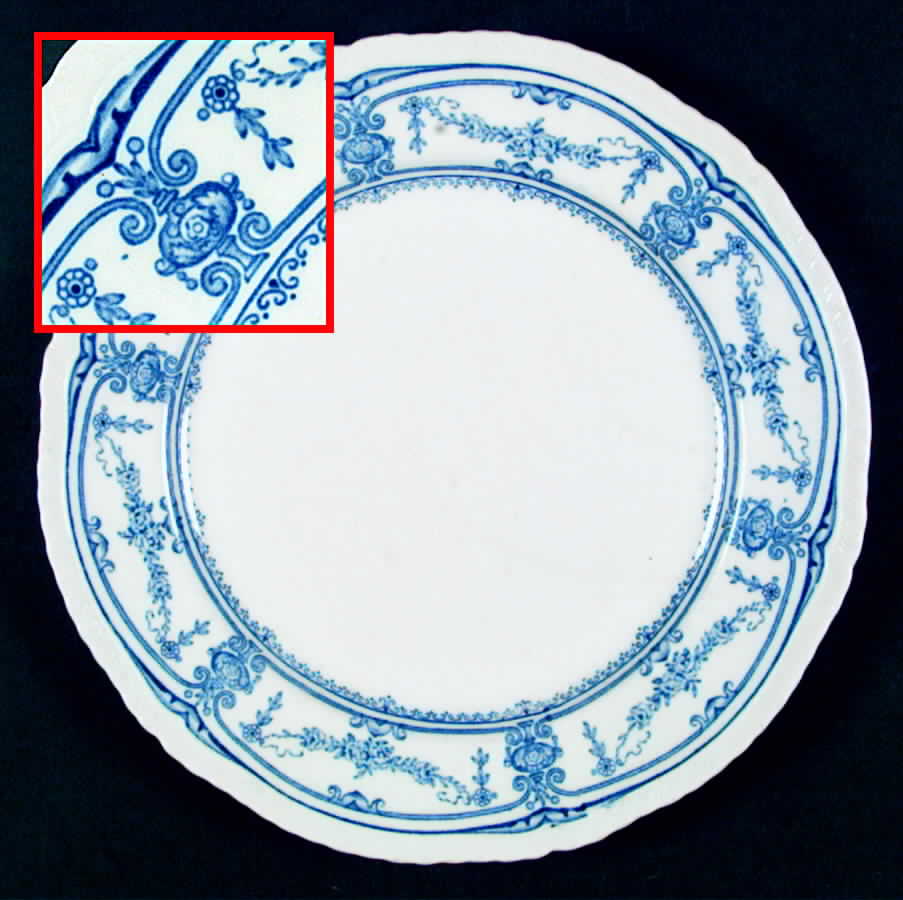 Warwick Dinner Plate by Alfred Meakin-1