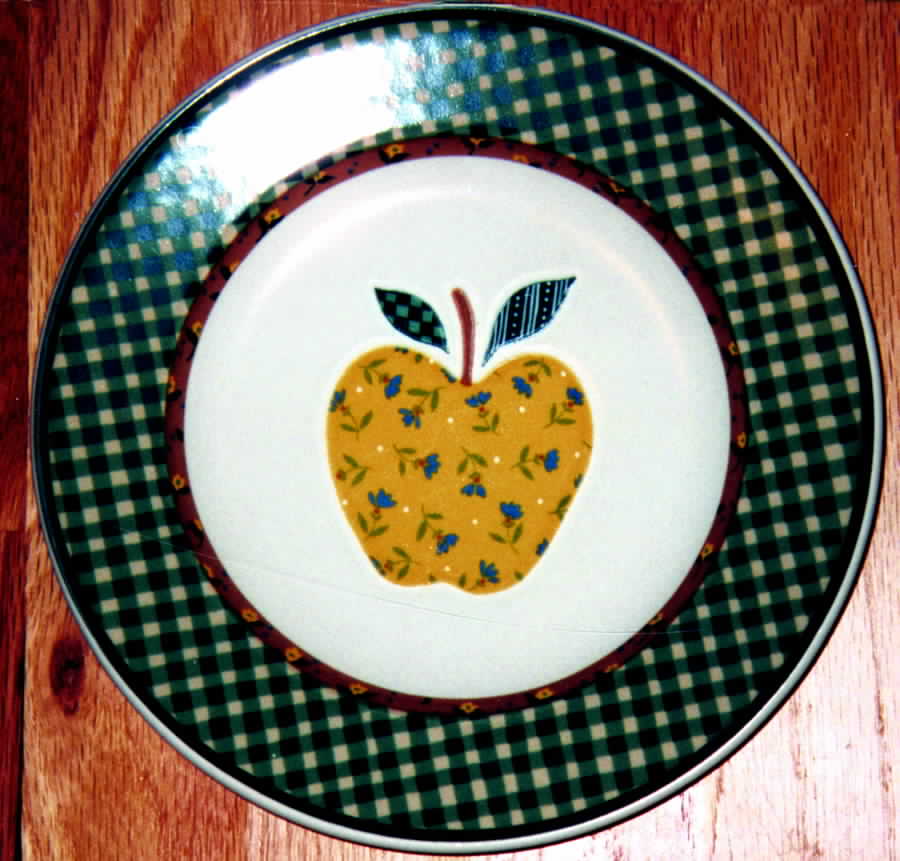 Country Song Yellow Dinner Plate by Mikasa-1
